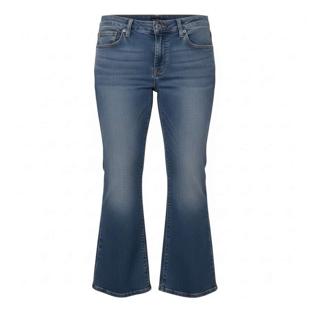 Calvin Klein Jeans Women's 10x30 Flare Leg Mid Rise Stretch Denim Blue NWT